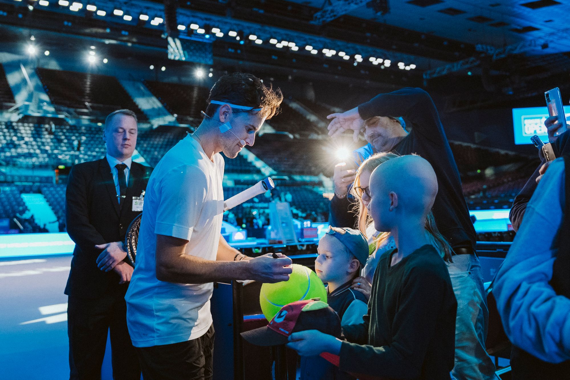 Dominic Thiem mit Fans